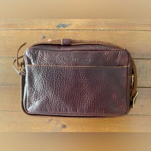 Portland Leather Crossbody Bag, Coldbrew